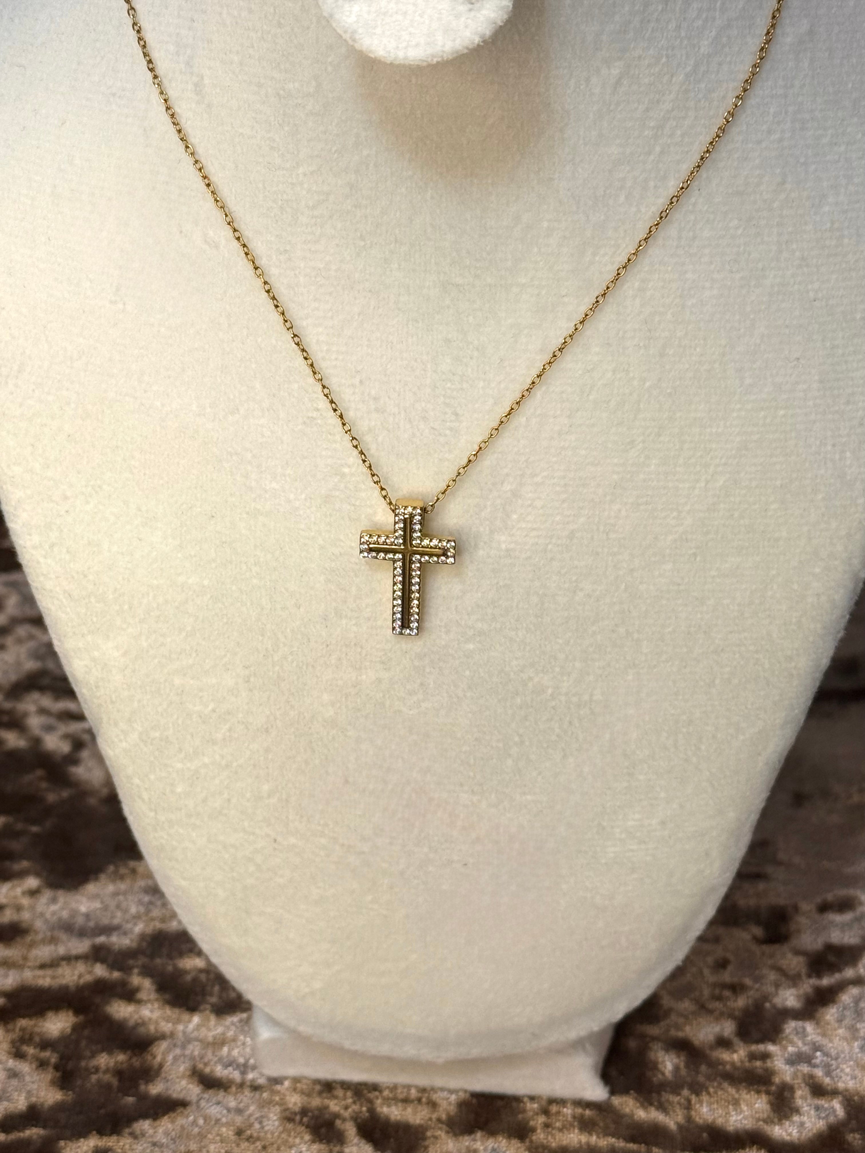 Collar Cruz Dorada