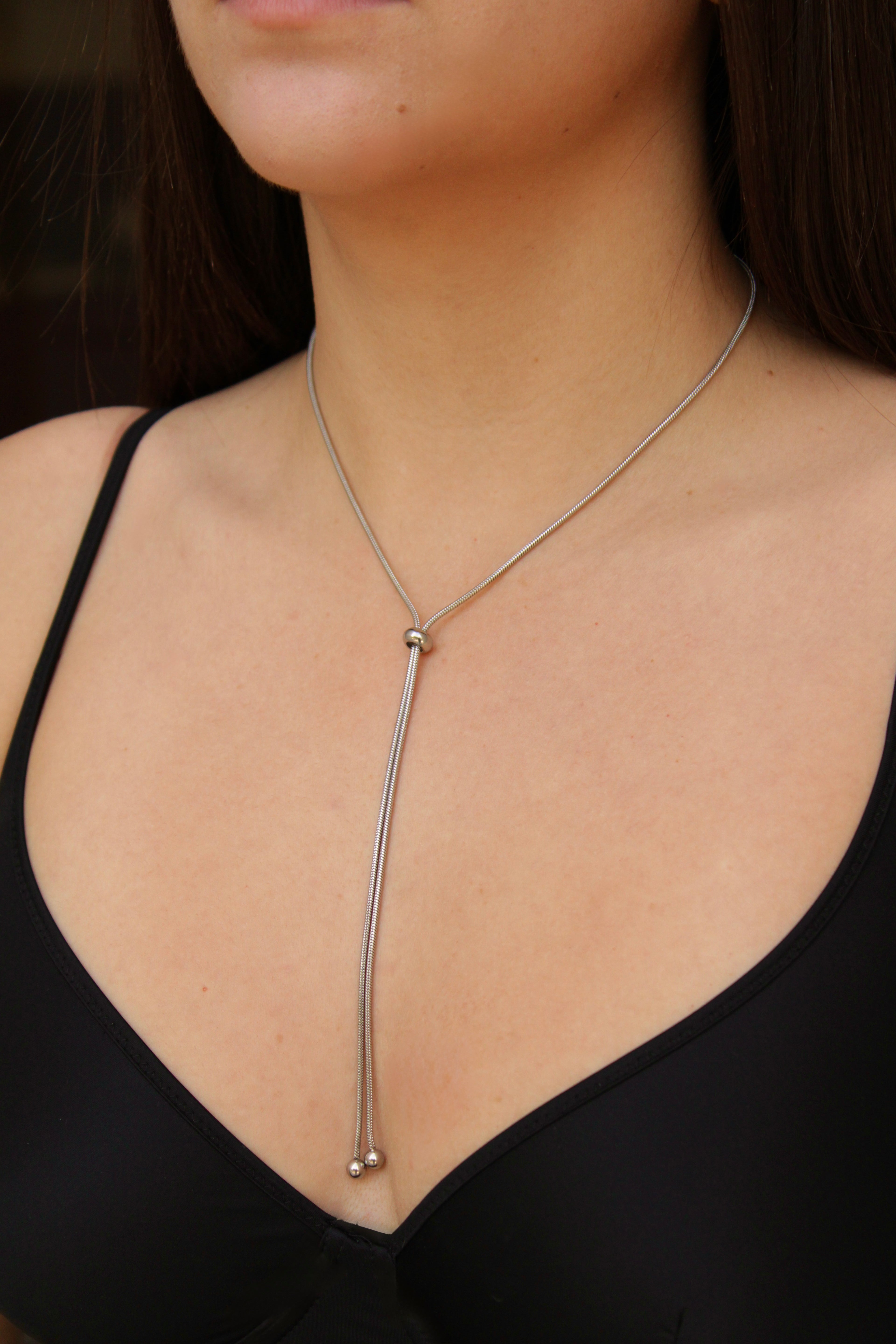 Collar Liquid Silver