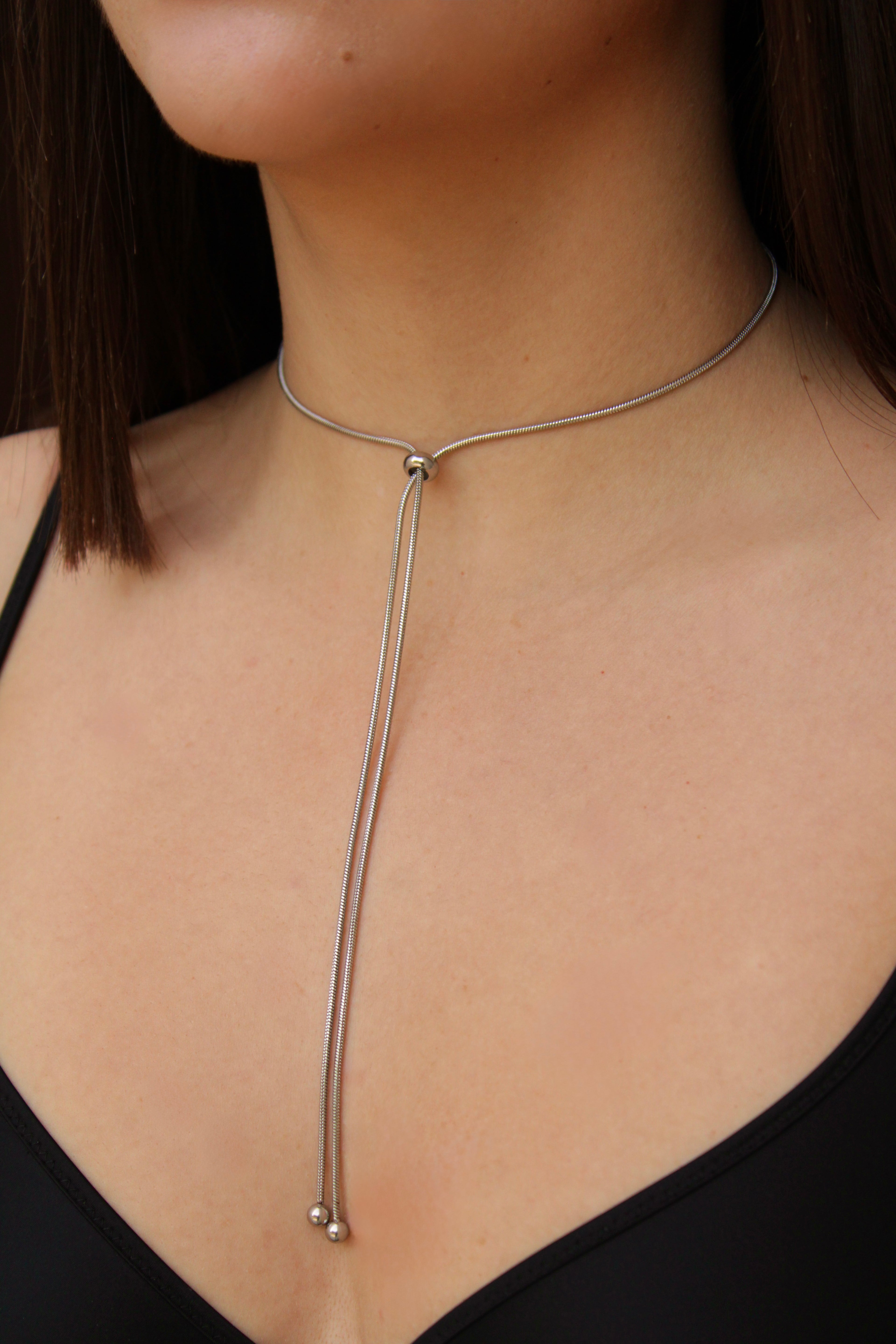 Collar Liquid Silver